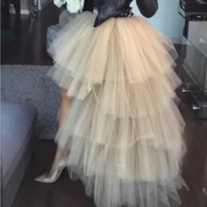 Orchid tulle skirt